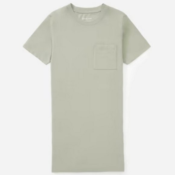 Everlane The Weekend Tee Dress Artichoke Size XXS - Picture 3 of 3